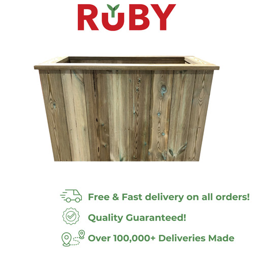 Tongue groove planter ruby - tongue,
