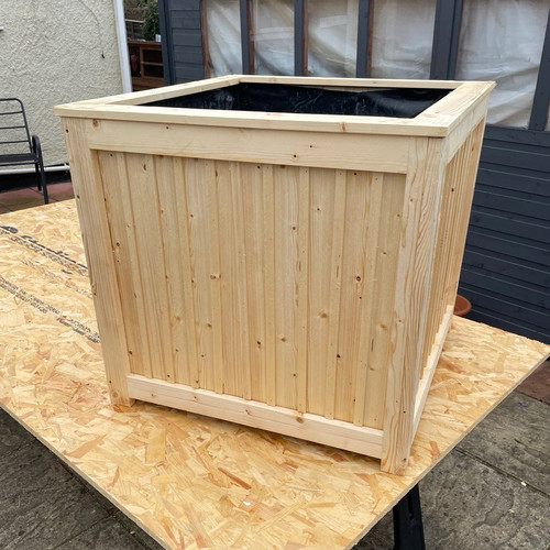 Large handmade square wooden - handmade,