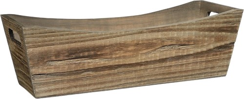 Handled wooden planter box - handled,