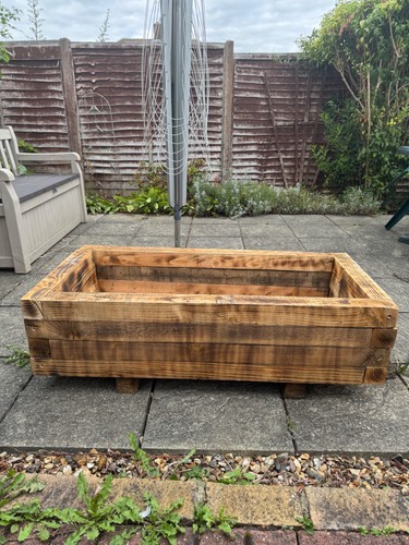 Heavy reliable wooden - , planter