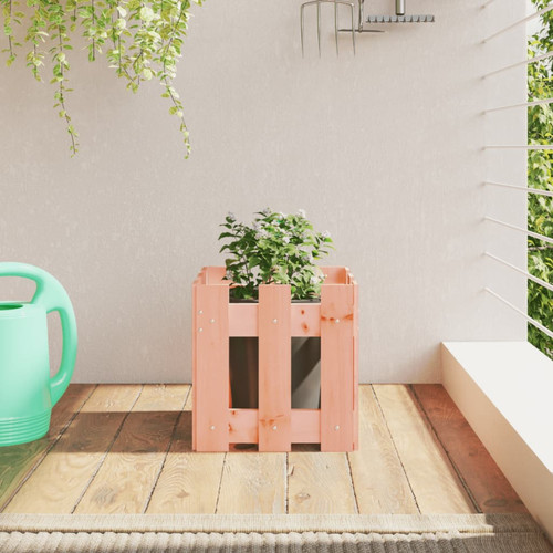 Wooden garden planter - planter, natural