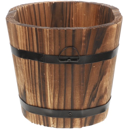 Wooden planter box - rustic, wood