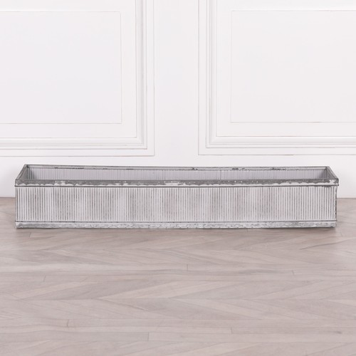Metal window box planter - box,