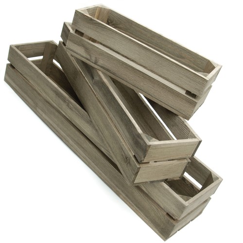 Wooden planter trough - planter,