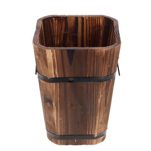 Creative wooden planter box - wooden,