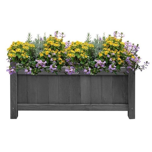 Wooden rectangular trough - rectangular,